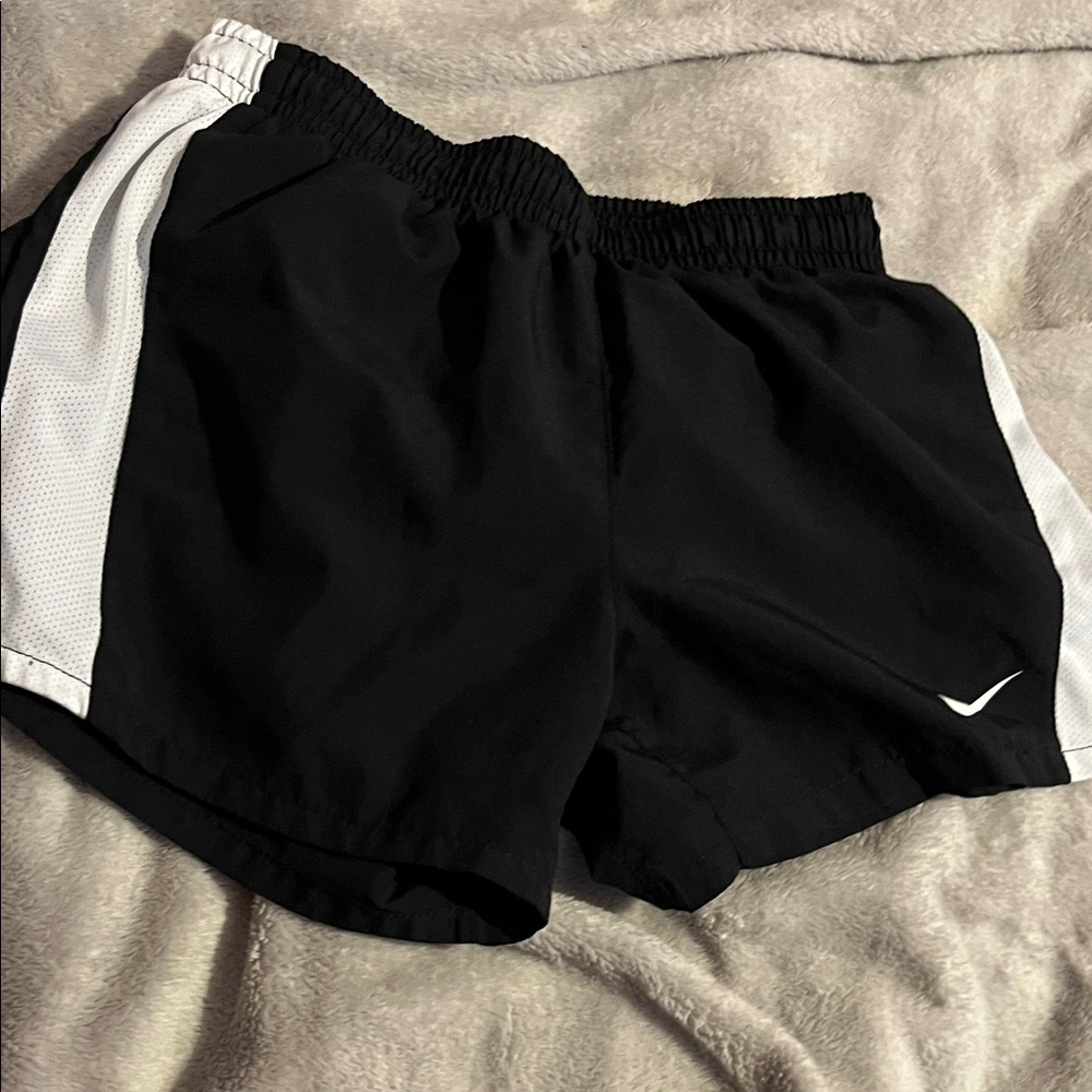 Nike Black and White Women's Athletic Shorts
